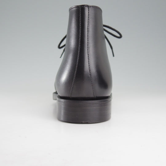 未使用★クロケット&ジョーンズ 5E【定価￥104,500-★マスターロイド/HINCKLEY/ハンドグレード】チャッカブーツ/黒/Crockett&Jones★p003
