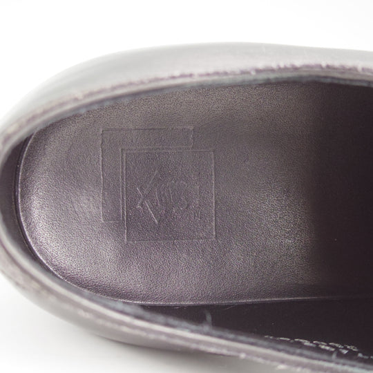 美品★三陽山長 SIZE 7【定価￥74,800-★勇之介/R309ラスト】パンチドキャップトゥ/カーフ/黒/メンズ/YUNOSUKE/Sanyo Yamacho★n930