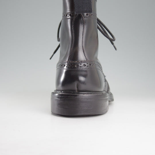 極上★トリッカーズ SIZE 8【現行定価17万円以上★コードバン仕様/Hummingbirds'hill別注】カントリーブーツ/黒/メンズ/Tricker's★p005
