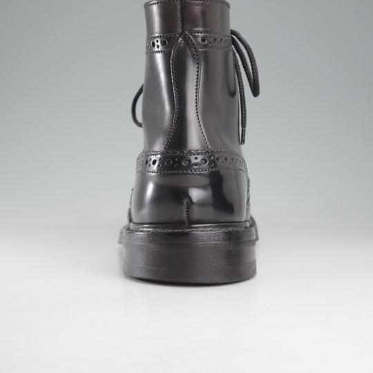 極上★トリッカーズ SIZE 8【現行定価17万円以上★コードバン仕様/Hummingbirds'hill別注】カントリーブーツ/黒/メンズ/Tricker's★p005
