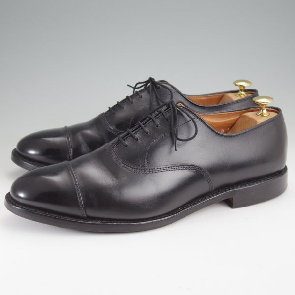 美品★(米)アレンエドモンズ 10D【現行定価￥132,000-★パークアベニュー/Park Avenue】ストレートチップ/黒/ALLEN EDMONDS★n435