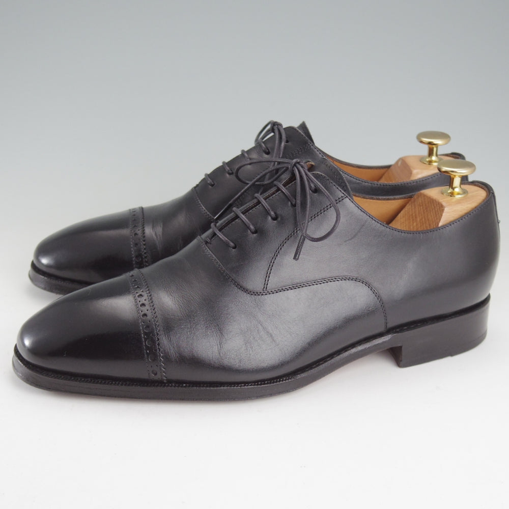 ★(スペイン製)YANKO/ヤンコ SIZE 7【グッドイヤーウェルテッド製法★パンチドキャップトゥ/14727】カーフ/黒/メンズ★o447