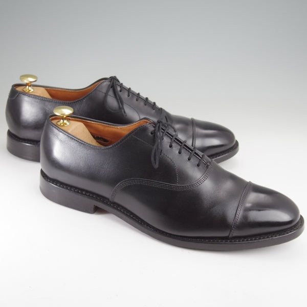 美品★(米)アレンエドモンズ 10D【現行定価￥132,000-★パークアベニュー/Park Avenue】ストレートチップ/黒/ALLEN EDMONDS★n435