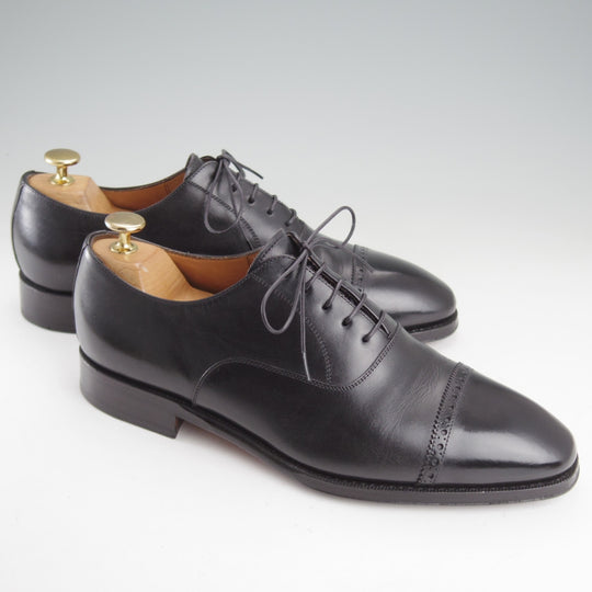 ★(スペイン製)YANKO/ヤンコ SIZE 7【グッドイヤーウェルテッド製法★パンチドキャップトゥ/14727】カーフ/黒/メンズ★o447