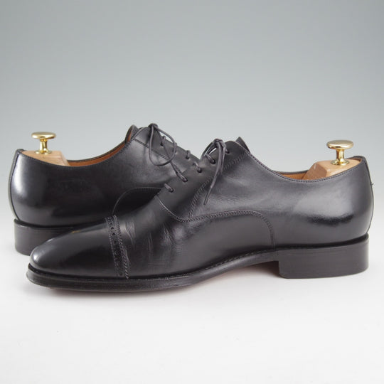 ★(スペイン製)YANKO/ヤンコ SIZE 7【グッドイヤーウェルテッド製法★パンチドキャップトゥ/14727】カーフ/黒/メンズ★o447