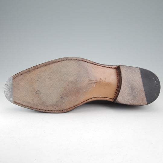 ★(スペイン製)YANKO/ヤンコ SIZE 7【グッドイヤーウェルテッド製法★パンチドキャップトゥ/14727】カーフ/黒/メンズ★o447