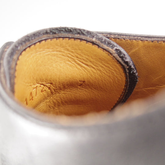 ★(スペイン製)YANKO/ヤンコ SIZE 7【グッドイヤーウェルテッド製法★パンチドキャップトゥ/14727】カーフ/黒/メンズ★o447