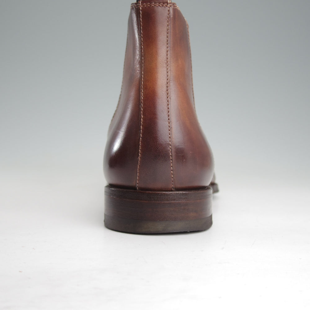 極上★(伊)サントーニ SIZE 7.5【★サイドゴアブーツ/濃茶】カーフ/メンズ/Santoni★o448