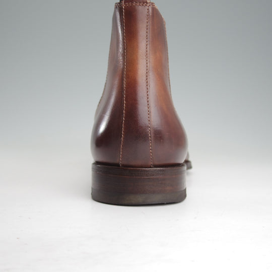 極上★(伊)サントーニ SIZE 7.5【★サイドゴアブーツ/濃茶】カーフ/メンズ/Santoni★o448