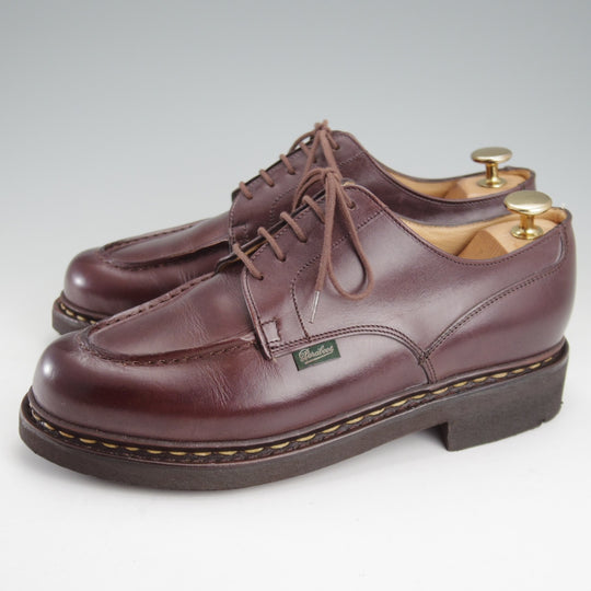 極美品★パラブーツ SIZE 5.5【定価￥96,800-★シャンボード/CHAMBORD】CAFE/カフェ/リスレザー/TEXソール/Uチップ/濃茶/Paraboot★n933