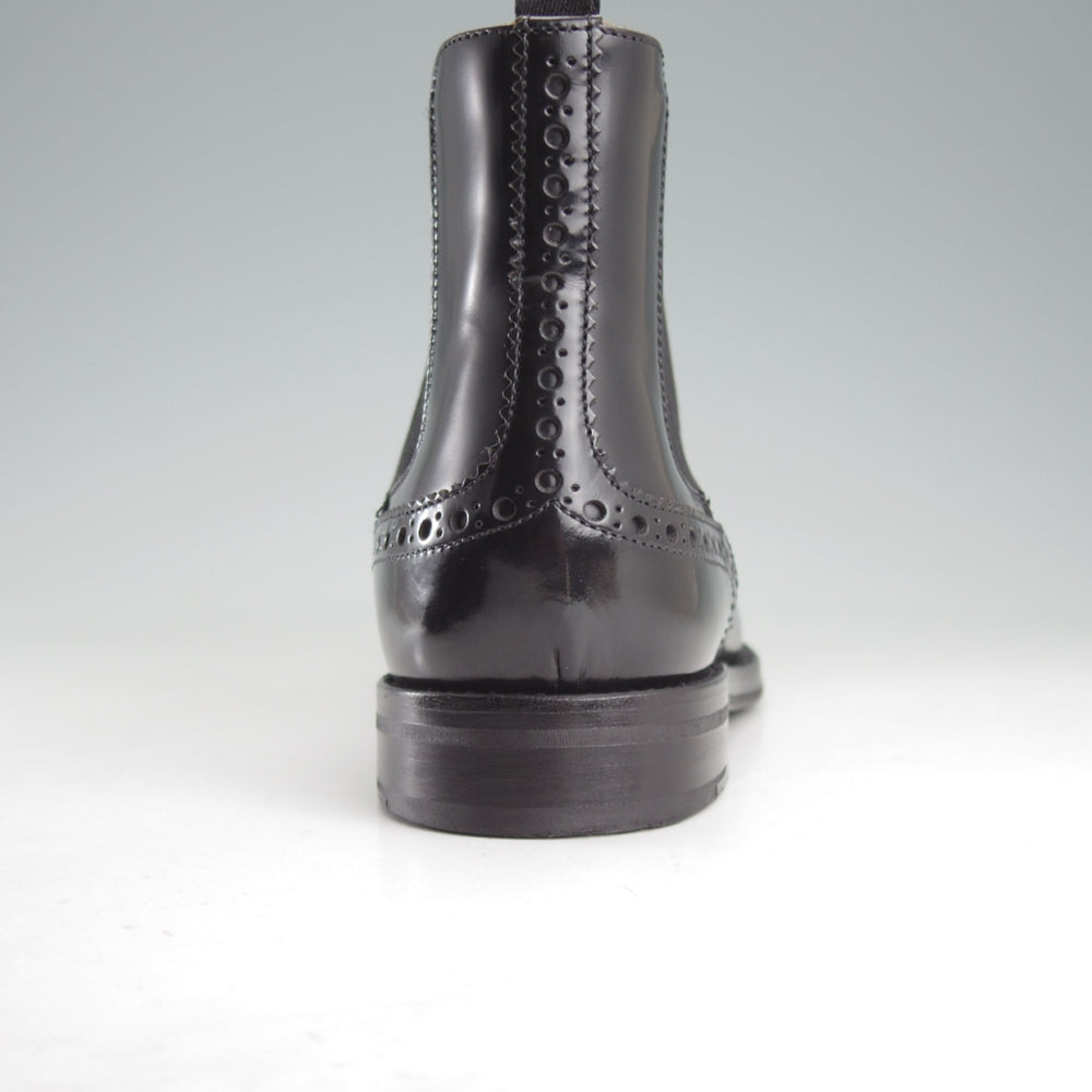 極美品★チャーチ(レディース) SIZE 37【定価￥198,000-★KETSBY WG/サイドゴアブーツ】ポリッシュドバインダーカーフ/黒/Church's★p007