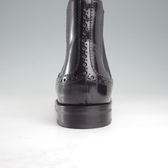 極美品★チャーチ(レディース) SIZE 37【定価￥198,000-★KETSBY WG/サイドゴアブーツ】ポリッシュドバインダーカーフ/黒/Church's★p007
