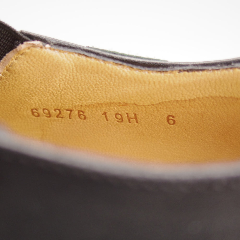 極上★パラブーツ SIZE 6【定価￥90,200-★PHOTON/フォトン/サイドゴアシューズ】District/ユナイテッドアローズ別注/黒/Paraboot★n934