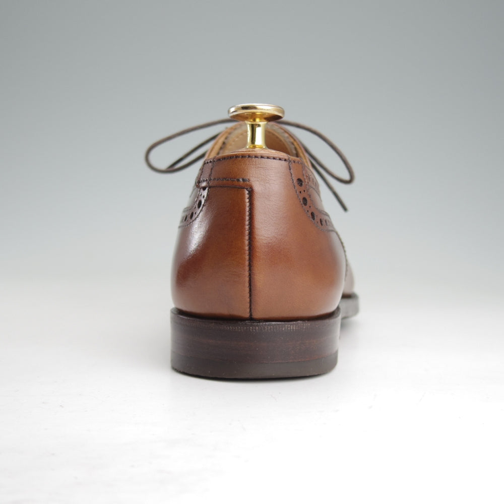 ★クロケット&ジョーンズ 6.5E【同系モデル定価￥143,000-★WESTFIELD/セミブローグ】341ラスト/茶/メンズ/Crockett&Jones★o450