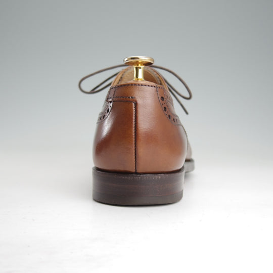 ★クロケット&ジョーンズ 6.5E【同系モデル定価￥143,000-★WESTFIELD/セミブローグ】341ラスト/茶/メンズ/Crockett&Jones★o450