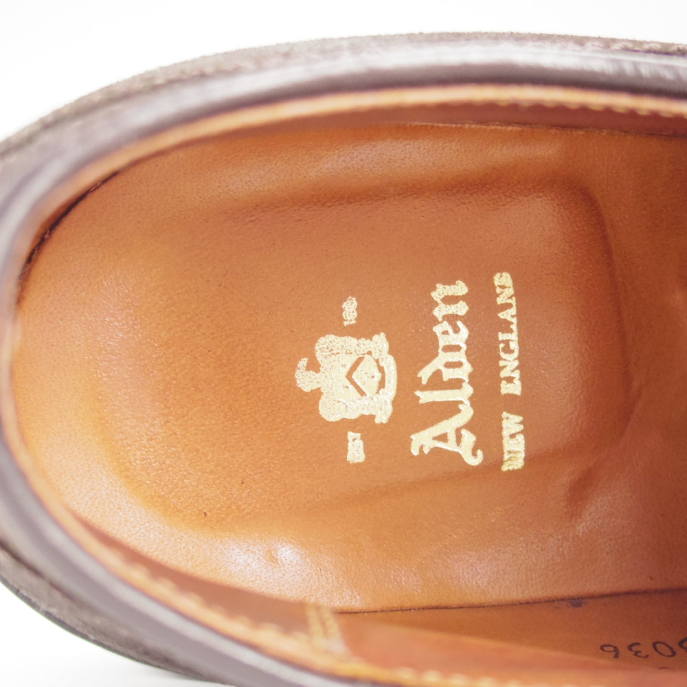 極美品★オールデン 11D【現行定価17万円以上★レンジャーモック/73036】ヴァンラスト/リバースシャモア/EARTH/メンズ/ALDEN★p009-10