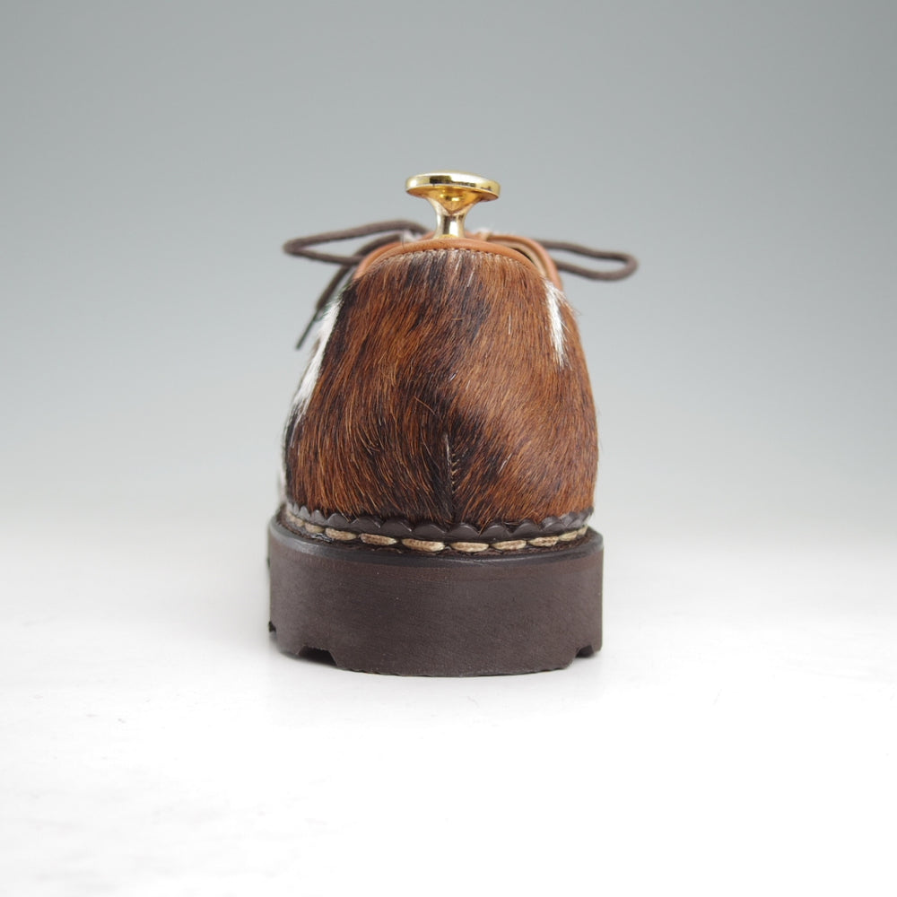 未使用★パラブーツ SIZE 43【定価￥96,800-★ハラコ仕様/MICHAEL/ミカエル】チロリアンシューズ/POILS VACHE/茶/Paraboot★n935