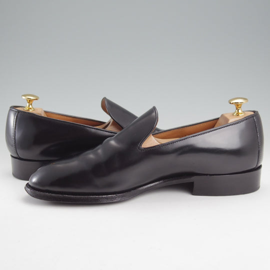極上★(日本製)THE HARVEY/ザ・ハーヴィー SIZE 39【定価￥107,800-★コードバン/KNIGHTSBRIDGE】ローファー/スリッポン/黒★n936