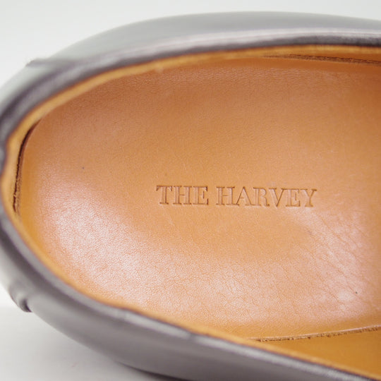 極上★(日本製)THE HARVEY/ザ・ハーヴィー SIZE 39【定価￥107,800-★コードバン/KNIGHTSBRIDGE】ローファー/スリッポン/黒★n936
