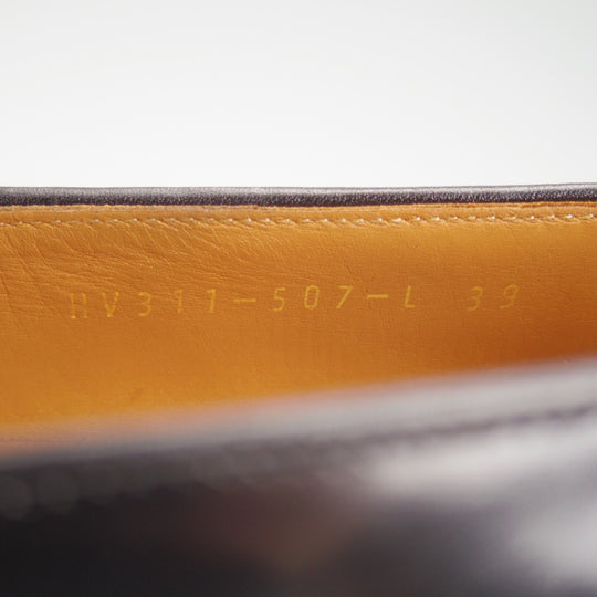 極上★(日本製)THE HARVEY/ザ・ハーヴィー SIZE 39【定価￥107,800-★コードバン/KNIGHTSBRIDGE】ローファー/スリッポン/黒★n936