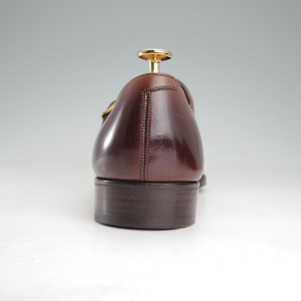 極上★(英)ガジアーノ&ガーリング 7E【現行定価20万円以上★REGENCY/DECOラスト】モンクストラップ/カーフ/濃茶/GAZIANO&GIRLING★o451