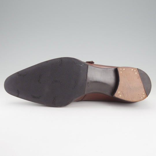 極上★(英)ガジアーノ&ガーリング 7E【現行定価20万円以上★REGENCY/DECOラスト】モンクストラップ/カーフ/濃茶/GAZIANO&GIRLING★o451