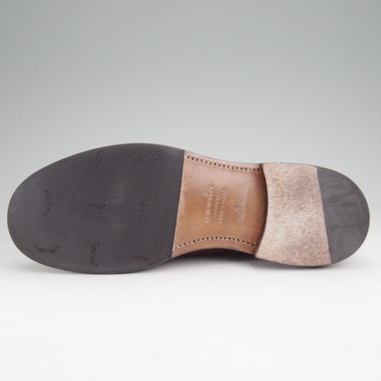 極上★(浅草)RENDO/レンド SIZE 7【貴重★パターンオーダー品/GB001】Uチップ/ベガノカーフ×アルパインカーフ/濃茶/メンズ★n440