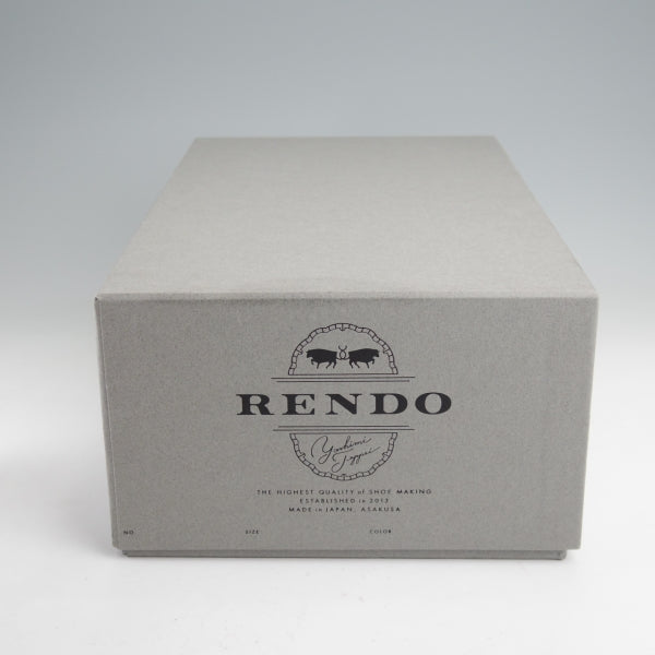 極上★(浅草)RENDO/レンド SIZE 7【貴重★パターンオーダー品/GB001】Uチップ/ベガノカーフ×アルパインカーフ/濃茶/メンズ★n440