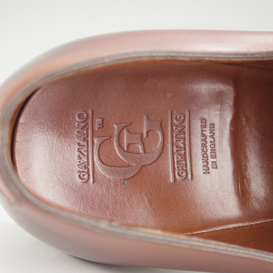 極上★(英)ガジアーノ&ガーリング 7E【現行定価20万円以上★REGENCY/DECOラスト】モンクストラップ/カーフ/濃茶/GAZIANO&GIRLING★o451