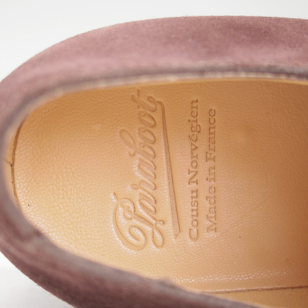 未使用★パラブーツ SIZE 9.5【定価￥96,800-★ウィリアム/WILLIAM】マルシェソール/ダブルモンク/スエード/濃茶/メンズ/Paraboot★p012-10