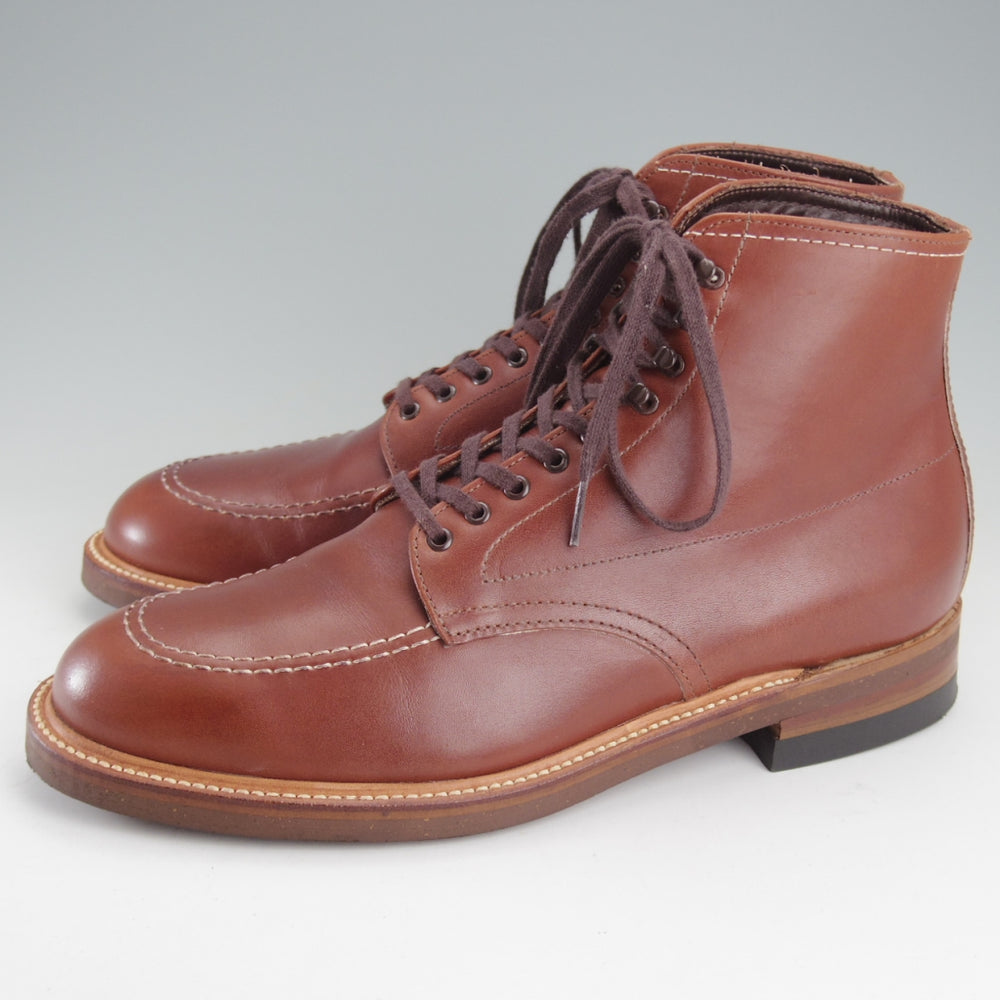 極美品★オールデン 7.5D【定価￥174,900-★インディーブーツ/405】トゥルーバランスラスト/コルクソール/カーフ/茶/メンズ/ALDEN★o453