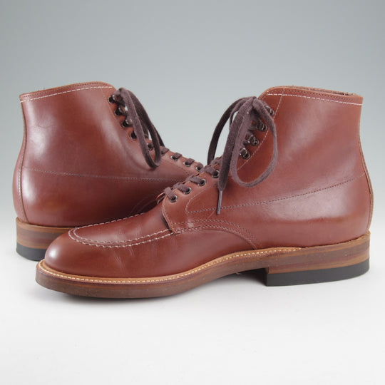 極美品★オールデン 7.5D【定価￥174,900-★インディーブーツ/405】トゥルーバランスラスト/コルクソール/カーフ/茶/メンズ/ALDEN★o453