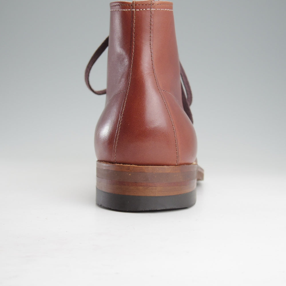 極美品★オールデン 7.5D【定価￥174,900-★インディーブーツ/405】トゥルーバランスラスト/コルクソール/カーフ/茶/メンズ/ALDEN★o453