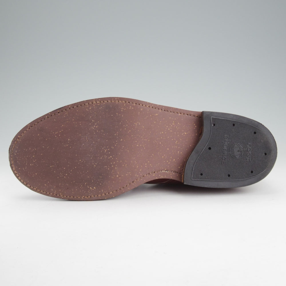 極美品★オールデン 7.5D【定価￥174,900-★インディーブーツ/405】トゥルーバランスラスト/コルクソール/カーフ/茶/メンズ/ALDEN★o453