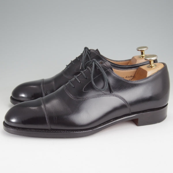 極上★(英)チーニー 6.5F【定価￥92,400-★アルフレッド/ALFRED】125ラスト/ストレートチップ/カーフ/黒/メンズ/CHEANEY★n442