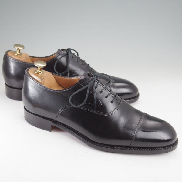 極上★(英)チーニー 6.5F【定価￥92,400-★アルフレッド/ALFRED】125ラスト/ストレートチップ/カーフ/黒/メンズ/CHEANEY★n442