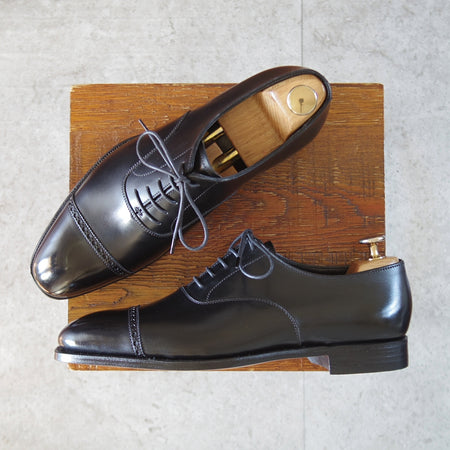 未使用★クロケット&ジョーンズ 6D【定価￥148,500-★BELGRAVE/ハンドグレードライン】337ラスト/カーフ/黒/Crockett&Jones★o461