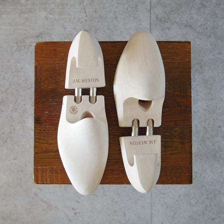 極上★J.M.ウエストン SIZE 7【現行定価￥22,000-★純正シューツリー/022L】木製シューキーパー/Weston/ウェストン★o478