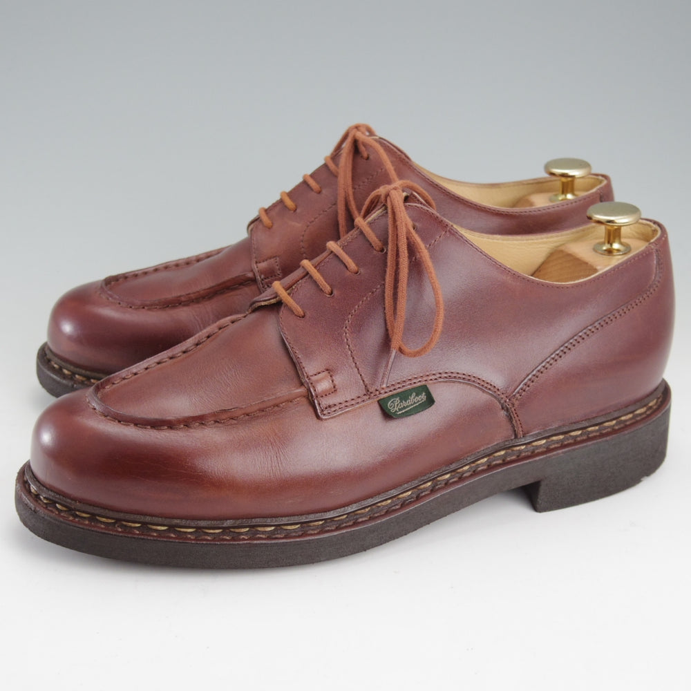 美品★パラブーツ SIZE 7【定価￥96,800-★シャンボード/CHAMBORD】MARRON/マロン/リスレザー/TEXソール/Uチップ/茶/Paraboot★n939