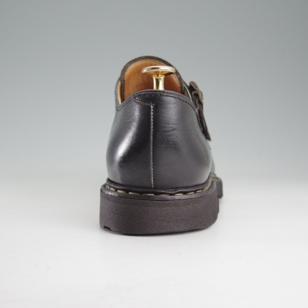 ★パラブーツ SIZE 7【定価￥96,800-★ウィリアム/WILLIAM】マルシェソール/ダブルモンク/リスレザー/黒/メンズ/Paraboot★p015
