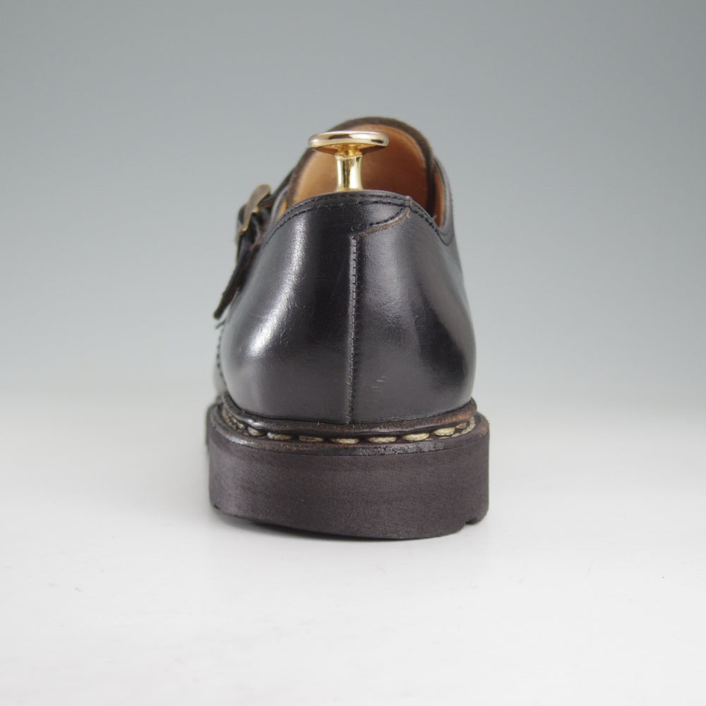 ★パラブーツ SIZE 7【定価￥96,800-★ウィリアム/WILLIAM】マルシェソール/ダブルモンク/リスレザー/黒/メンズ/Paraboot★p015