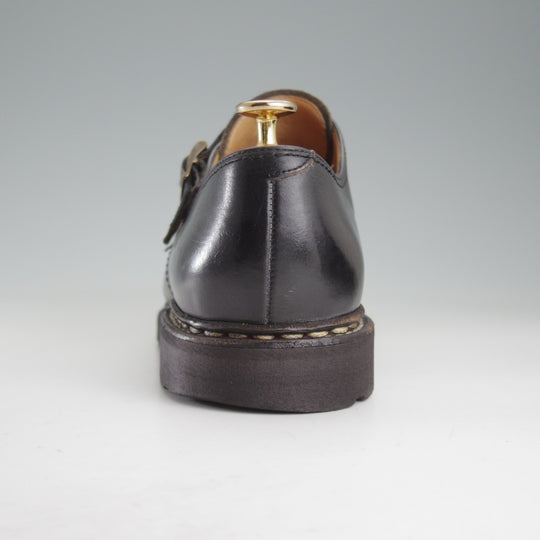 ★パラブーツ SIZE 7【定価￥96,800-★ウィリアム/WILLIAM】マルシェソール/ダブルモンク/リスレザー/黒/メンズ/Paraboot★p015