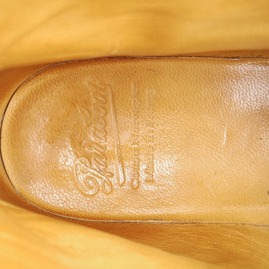 ★パラブーツ SIZE 6.5【貴重★シャンボードのブーツタイプ/CHAMROUSSE】Uチップ/リスレザー/CAFE/カフェ/濃茶/Paraboot★n455