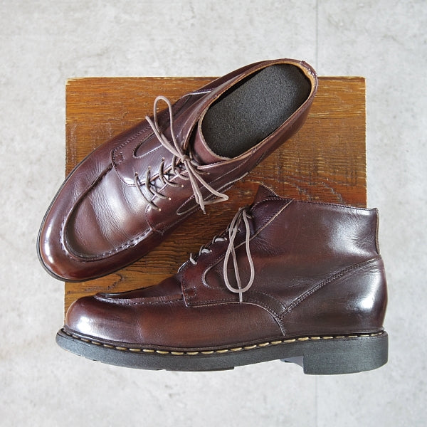★パラブーツ SIZE 6.5【貴重★シャンボードのブーツタイプ/CHAMROUSSE】Uチップ/リスレザー/CAFE/カフェ/濃茶/Paraboot★n455