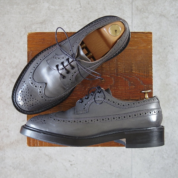 Tricker's WING TIP SUEDE LEATHER BOOTS MADE IN ENGLAND