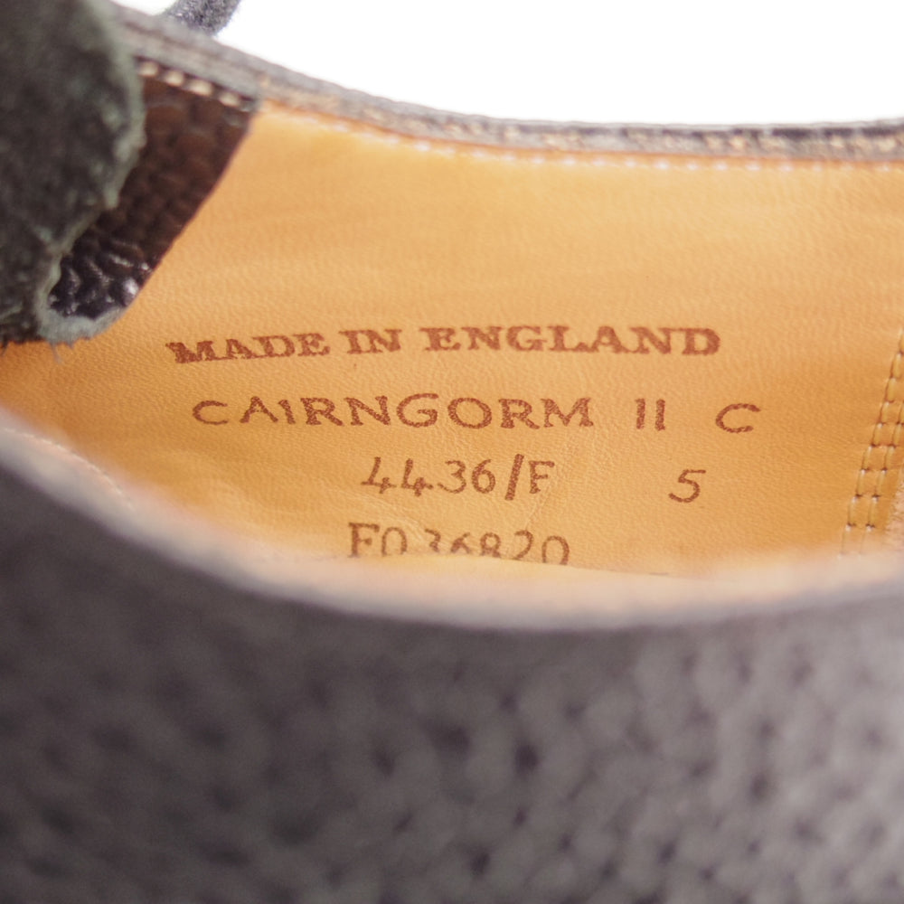 極美品★(英)チーニー 5F【定価￥99,000-★ケンゴン/CAIRNGORM 2C/ヴェルトショーン製法】ストレートチップ/黒/メンズ/CHEANEY★p019