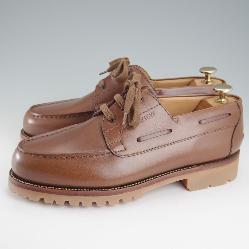 未使用★J.M.ウエストン 6D【貴重★ロシアンカーフ仕様の690/ヨット/Yachting】41ラスト/TAN/タン/茶/メンズ/Weston/ウェストン★p021