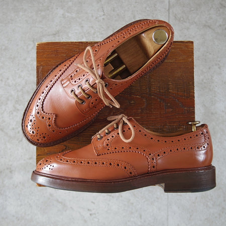 極上★トリッカーズ SIZE 6.5【現行定価13万円以上★バートン同系モデル/C Shade】KESWICK/M7292/カーフ/茶/メンズ/Tricker's★p024