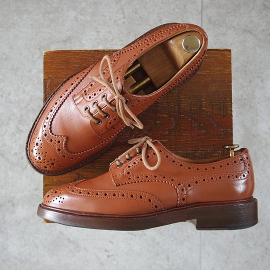 極上★トリッカーズ SIZE 6.5【現行定価13万円以上★バートン同系モデル/C Shade】KESWICK/M7292/カーフ/茶/メンズ/Tricker's★p024