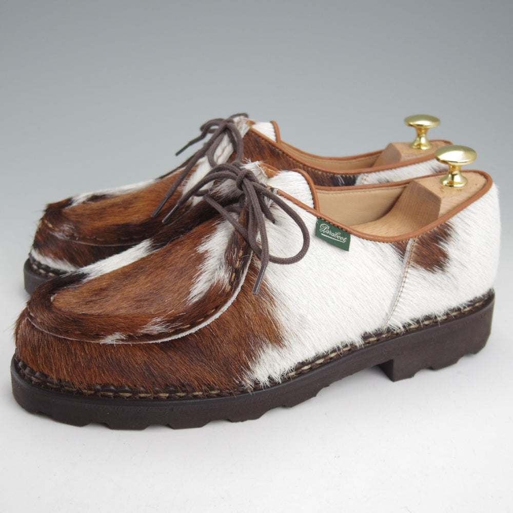 未使用★パラブーツ SIZE 40【定価￥96,800-★ハラコ仕様/MICHAEL/ミカエル】チロリアンシューズ/POILS VACHE/Paraboot★n945